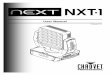 NEXT NXT-1 User Manual Rev. 8 - CHAUVET Professional...Edition Notes NEXT NXT-1 User Manual Rev. 7 Edition Notes The NEXT NXT-1 User Manual Rev. 8 covers the description, safety precautions,