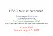 HFAG Mixing Averages - Cornell University · Charm 2007 Sunday, August 5, 2007 Brian Aagaard Petersen Stanford University ... Formed summer 2006 to provide averages of charm results