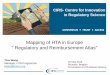 Mapping of HTA in Europe Regulatory and Reimbursement Atlas · HTA Agencies within government 4 1 2 3 Sponsor EV $ SA TV EV CED Step 3 For the HTA function, a “task bar” of key