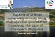Tracking of critical minerals/element using multispectral quantitative analysis… · 2015-10-16 · The purpose of this quantitative analysis is to know the nature and proportions