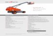 SJ40/45 T TELESCOPIC BOOMS - SkyJack · SJ40/45 T TELESCOPIC BOOMS STANDARD FEATURES ACCESSORIES AND OPTIONS Axle based 4WD system Operator controlled locking rear differential and