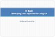 IT 528 Developing .NET Applications Using C#myweb.sabanciuniv.edu/gulsend/files/2009/03/intro.pdf · We will learn how to develop applications using the C# programming language on
