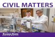CIVIL MATTERS - Kansas State UniversityDr. Robert Snell. CIVIL MATTERS. DISCOVERY. 4. K-State Civil Engineering. CIVIL MATTERS • Summer 2018. 5. CE LOOKS AT BIOREMEDIATION TO REMOVE