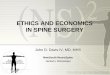 ETHICS AND ECONOMICS IN SPINE SURGERYmasiweb.org/wp-content/uploads/2017/06/Ethics-and-Econ... · 2017-08-03 · ETHICS AND ECONOMICS IN SPINE SURGERY 4XLFN7LPH DQGD Cinepak decompressor