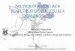 INCLUSION OF PERSONS WITH DISABILITIES AT SPORT JU JITSU ... · (something similar to the sport judo and the Brazilian Jiu Jitsu) with a separate, independent and complete identity