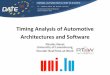 Timing Analysis of Automotive Architectures and SoftwareTiming Analysis of Automotive Architectures and Software Nicolas Navet University of Luxembourg, founder RealTime-at-Work. 