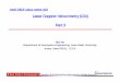 Laser Doppler Velocimetry (LDV) Part 3Title Microsoft PowerPoint - Lecture#23-LDV-Pat3.ppt Author huhui Created Date 10/12/2009 9:40:14 AM
