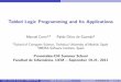 Tabled Logic Programming and Its Applications [2ex]software.imdea.org/~mcarro/Material/Tabling/intro_to_tabling.pdf · Tabled Logic Programming and Its Applications Manuel Carro1;2