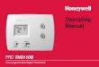 Non-programmable Digital Thermostat · PRO TH3110B Digital Thermostat 7 Operating Manual 6 Fan switch Set the FAN switch to Auto or On. In “Auto”mode (the most commonly used setting),the