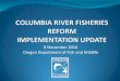 9 November 2016 Oregon Department of Fish and Wildlife · • Spring 70/30, MS commercial fishery, gillnet allowed in late spring if impacts available • Summer 70/30, MS commercial