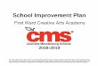 School Improvement Plan · 2018-11-20 · School Improvement Plan 2018-2019. The School Improvement Plan serves as a road map that provides clarity to specific priorities and actions