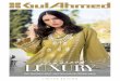glamorous LUXURY 2019_EA.pdf · The sparkling gold finishes the dazzling look with a touch of tradition. GOTA EMBROIDERED DUPATTA. PRINTED SHIRT WITH EA 103 EMBROIDERED SEQUINS. DYED