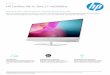 HP Pavilion All-in- One 27-xa0008ny racunari/c06178831.pdf · Dat a s h e e t HP Pavilion All-in- One 27-xa0008ny A power ful All-in- One PC built for enter tainment & productivit