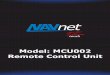 Model: MCU002 Remote Control Unit - Furuno USA · 1. Model: MCU002 The Model MCU002 is a compact remote control unit for use with the TZT9/14/BB. It offers the expandability of multi
