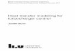 Heat transfer modeling for turbocharger control1149266/...Master of Science Thesis in Electrical Engineering Department of Electrical Engineering, Linköping University, 2017 Heat