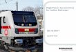 Bombardier standard presentation - IRGREENRIirgreenri.gov.in/pdf/Presentations at Railway's... · Bombardier Transportation has been a pioneer in Locomotive Technologies Fully suspended