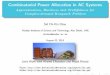 Combinatorial Power Allocation in AC Systems · Combinatorial Power Allocation in AC Systems Approximation, Hardness and Truthfulness for Complex-demand Knapsack Problem Sid Chi-Kin
