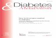 New technologies applied to diabetesTechnologies applied to diabetes Les technologies appliquées au diabète André Malraux said: “I think that the task for the next century, in