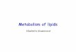 Metabolism of lipidsvyuka-data.lf3.cuni.cz/CVSE1M0001/vk_mtb_lipids_seminar(52a1e768c6a14).pdf · Lipids = group of biological molecules that are insoluble in aqueous solutions and
