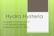 Hydra Hysteria - CFAS · “Hydra Hysteria.” The perfect place: • Stretches across nearly 100° of sky • 1303 square degrees of area (largest of any constellation) • Hosts