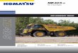 HORSEPOWER MAX PAYLOAD BODY CAPACITY · 2019-06-28 · WALK-AROUND Photos may include optional equipment. PRODUCTIVITY FEATURES • High performance Komatsu SAA6D140E-7 engine with