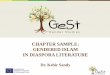 CHAPTER SAMPLE: GENDERED ISLAM IN …gestproject.eu/.../2016/11/Kebir-Sandy-USMBA-Morocco.pdfLeila Aboulela: The Translator (1999) • The Translator tells the story of Sammar, the