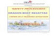 BRITISH DRAGON BOAT RACING ASSOCIATION · Participants in dragon boats races vary in age, fitness levels, swimming CR. 1.4.3 ability and their paddling skills. Organizers of these