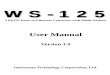 W S - 1 2 5 - svr1.infosystem.com.twsvr1.infosystem.com.tw/admin/download_cn/images/file/2015-08-11/55c969... · W S - 1 2 5 User Manual Version 1.0 Infosystem Technology Corporation,