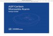 ADT Carbon Monoxide Alarm · B Placement Remove the QR code from the front of the alarm and attach it inside the ADT Security Hub User Guide for future reference. Remove the tab on