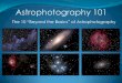 Astrophotography 101 · Astrophotography 101 1. Telescope – Your Choice REMEMBER – the SHORTER the focal length – the WIDER the field of view! Any scope will work for astrophotography!