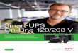 Smart‑UPS On‑Line 120/208 V · apc.com 3 Smart‑UPSTM On‑Line provides high‑density, double‑conversion online power protection for servers, voice/data networks, medical