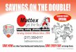 SAVINGS ON THE DOUBLE! - Mattex Heating, Cooling and Plumbing · SAVINGS ON THE DOUBLE! Heating and cooling account for 50 to 70 percent of the average home’s energy consumption