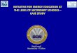 INITIATIVE FOR ENERGY EDUCATION AT THE LEVEL OF … · INITIATIVE FOR ENERGY EDUCATION AT THE LEVEL OF SECONDARY SCHOOLS – CASE STUDY Saleh Ismail Atominstitut - TU Wien . Initiative