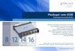 PicoScope serie 5000 - Pico Technology · 2017-06-13 · potente herramienta para probar las respuestas de amplificadores y filtros. Los modelos de serie 5000 B de PicoScope incluyen