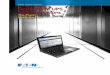 Eaton 93PM UPS communications brochure...to Ethernet networks, the Power XpertT Gateway Mini-slot communications card provides multiple log files stored directly in the card’s memory