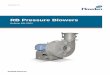 RB Pressure Blowers - American Fan CompanyRB pressure blower RB Pressure Blower.docx Page 7 of 13 Arrangements Arrangement 1 The fan wheel is overhung with both bearings mounted on