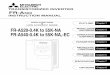 FR-A500 INSTRUCTION MANUAL - Inverter-plc · Thank you for choosing this Mitsubishi transistorized Inverter. This instruction manual gives handling information and precautions for