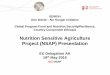 Nutrition Sensitive Agriculture Project (NSAP) Presentation · National Baseline Survey • International consultant • One week training • Conducted b/n 18th thJanuary – 5 February