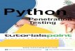 Python Penetration Testing - tutorialspoint.com...Python Penetration Testing 1 Pen test or penetration testing, may be defined as an attempt to evaluate the security of an IT infrastructure