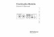 FireStudio Mobile - Parts Express · PreSonus FireStudio Mobile Owner’s Manual OVERVIEW 1 5 Overview Getting Started Controls and Connections Cascading Units Technical Information