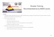 Disaster Services Unit: Disaster Training Recommendations ... Training... · Disaster Training Recommendations by NSDS Levels Overview This guide contains nationally known and widely