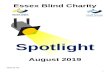 SPOTLIGHT - Essex Sight · Web viewStaying on the theme of sight centres, we are keen to look at alternative venues if it means we will meet more VI people, We have trialed a couple