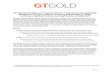 GT Gold Drills 363 Metres of 1.02 g/t Au, 0.51% Cu, 1.72 g ...gtgoldcorp.ca/_resources/news/nr_2018_10_10.pdf · Page | 2 Table 1 – Saddle North Hole TTD090 and TTD093 Assay Results