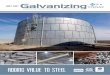 Galvanizing - HDGASA · structure. Hot dip galvanizing was done in accordance with SANS 121:2011 (ISO 1461: 2009) by local galvanizers. conjoined pedestrian walkway The pedestrian