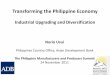 Transforming the Philippine Economyfpi.ph/fpi.cms/News/Norio Usui - Presentation During the Summit.pdf · Transforming the Philippine Economy Industrial Upgrading and Diversification