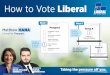How to Vote Liberal...MAKSIMOVIC Milan I ndependent Just put a number ‘1’ in the box as shown. Step 1 How to Vote Liberal Taking the pressure off you. Liberal for Prospect Matthew