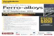 6th South African Ferro-alloys - Metal Bulletin South African Ferro-Alloys... · Metal Bulletin Events’ 6th South African Ferro-alloys Conference in Johannesburg will answer these