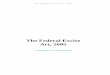 The Federal Excise Act, 2005 - Federal Board of Revenuedownload1.fbr.gov.pk/Docs/20196251065257874FEDERAL... · The Federal Excise Act, 2005 2 Contents Section Description Page Chapter