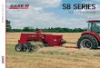 SB SERIES SMALL SQUARE BALERS - CNH Industrial...Whether you are baling for yourself or selling hay, you need to know the moisture content to ensure optimum quality. Storing hay with