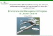 Environmental Management Program & Lesson Learntepsmg.jkr.gov.my/images/3/3d/MPPPL1_2016_Enviro_Sustain...Project site • Existing Jeti Kuah, District of Kuah. Langkawi Landform •